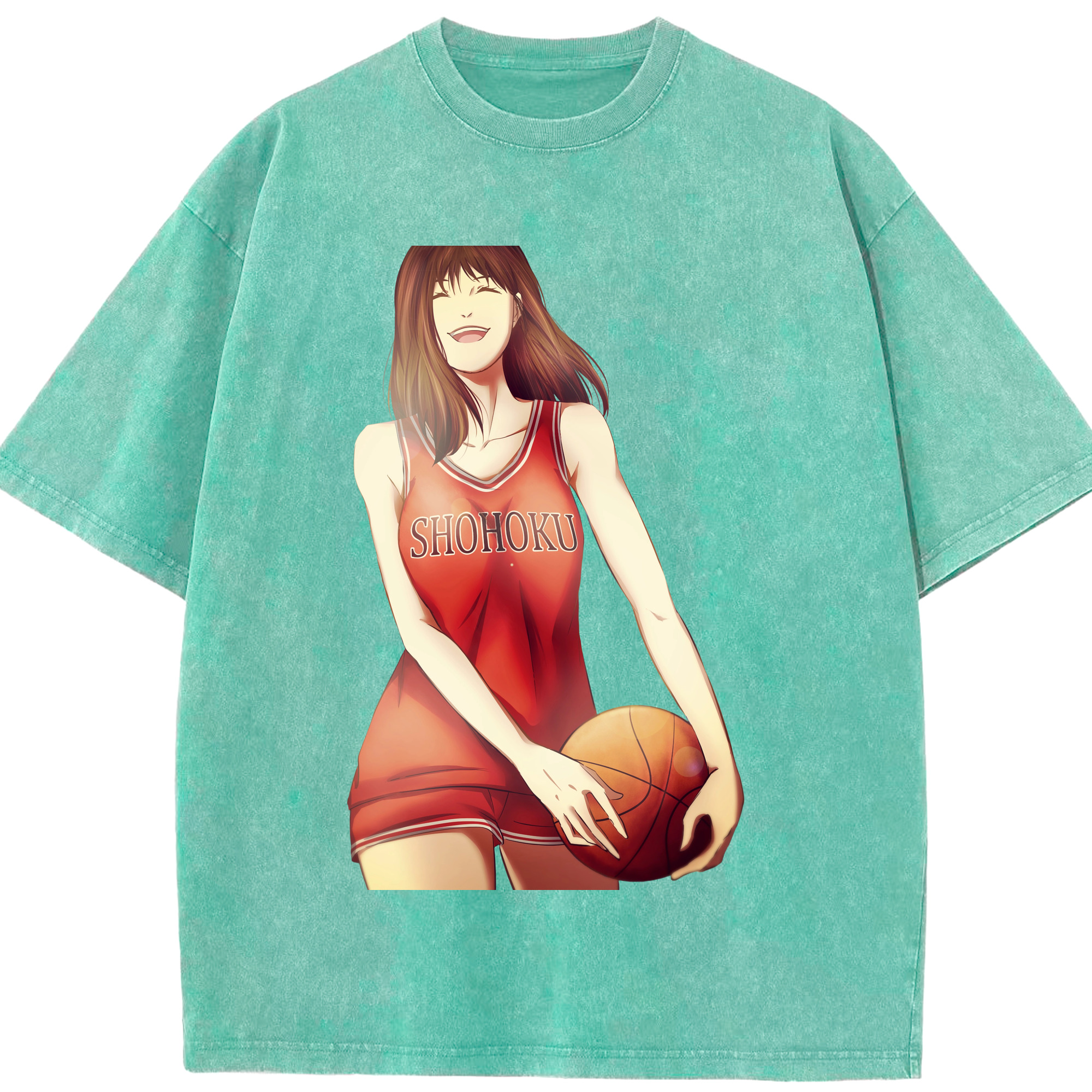 （画像用） SLAM DUNK／スラムダンク 綿100% ヴィンテージ風 半袖Tシャツ（フロントプリント）